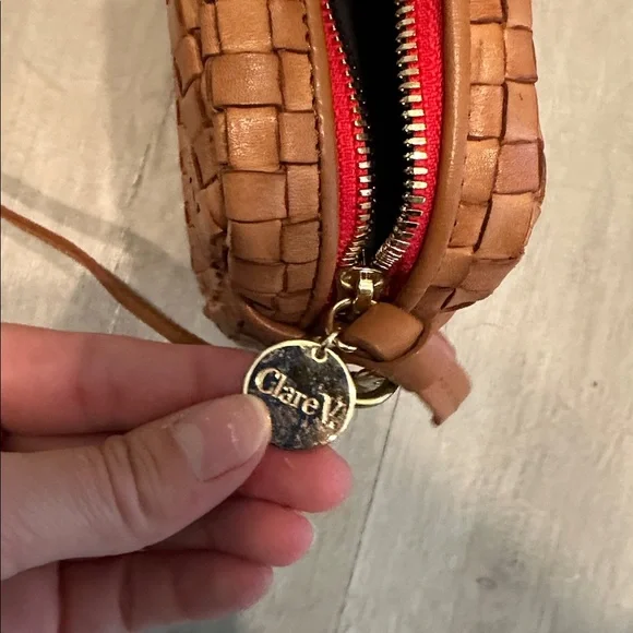 Clare V midi sac natural woven checker - Picture 5 of 9